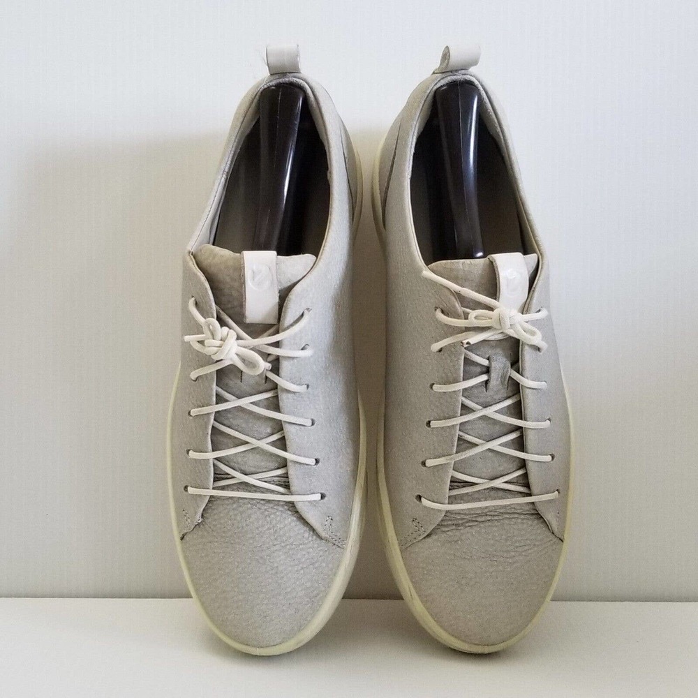 ECCO Soft 8 Womens Wild Dove Leather Casual Sneakers Shoes Size EU 40 US 9